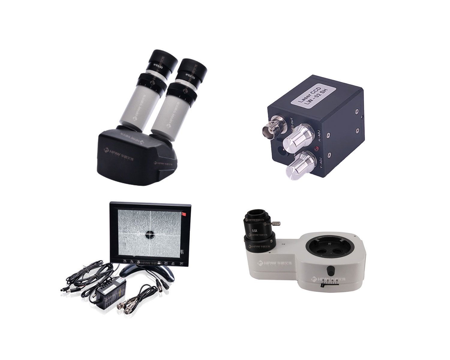 CCD/顯微鏡 雙用觀察系統（左旁軸）